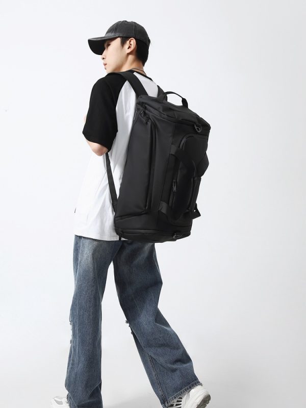 Bags | Mens Boxed Wheeled Duffel Black 55Cm Accessories Bags