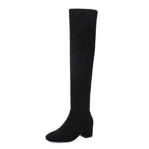 Boots | Womens Chevon Black Micro Boots Boots