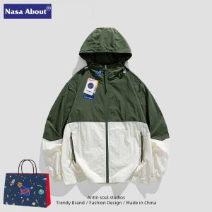 Coats & Jackets | Mens M Novelty Antora Rain Hoodie Clothing Coats & Jackets