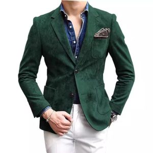 Coats & Jackets | Mens Ravenswood Single Breasted Two-Button Notch Textured Blazer Clothing Coats & Jackets