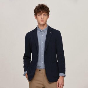 Coats & Jackets | Mens Regular Fit Belgian Linen Blazer Clothing Coats & Jackets