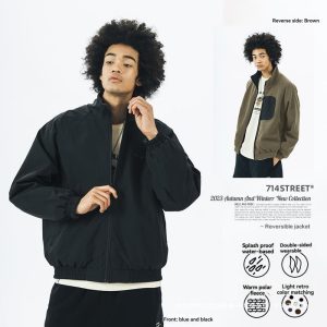 Coats & Jackets | Mens The Grid Blouson Clothing Coats & Jackets