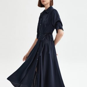 Dresses | Womens Balloon Sleeve Shirt Dress Clothing Dresses