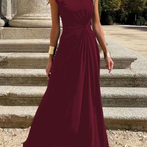 Dresses | Womens Tiffany Fuchsia Jersey Gown Clothing Dresses