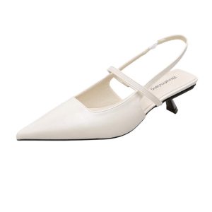 Flats | Womens Covered Open-Back Mary Janes Shoe Flats Flats