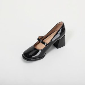 Flats | Womens Heeled Loafer With Gancini Ornament Flats Flats