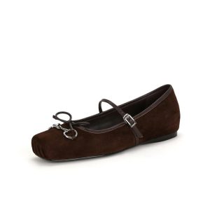 Flats | Womens Maeve Velvet Ballet Flat Flats Flats