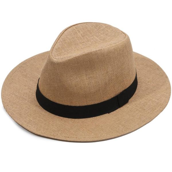 Hats | Mens Trilby With Woven Detail Accessories Hats