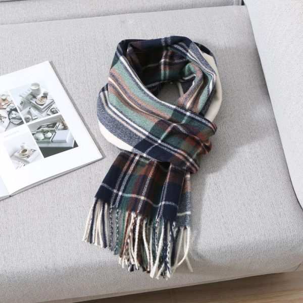 Hats, Scarves & Gloves | Womens Wool Blend Soft Plaid Scarf 48X210 Accessories Hats, Scarves & Gloves