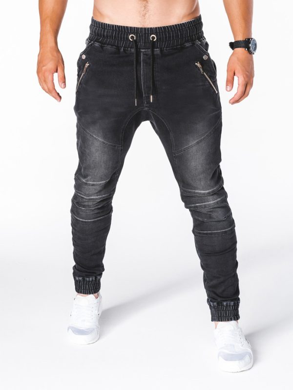 Jeans & Denim | Mens Ribbed Slim Jeans & Denim Pants – Black Wash Clothing Jeans & Denim