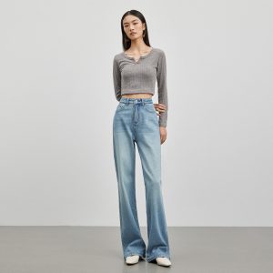 Jeans & Denim | Womens Alexa High Waisted Flare Clothing Jeans & Denim