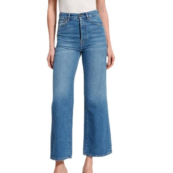 Jeans & Denim | Womens Ayla Raw Hem Crop Jean Clothing Jeans & Denim