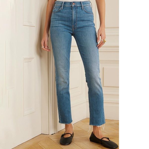 Jeans & Denim | Womens Tompkins Mid-Rise Super-Slim Crop Jean Clothing Jeans & Denim