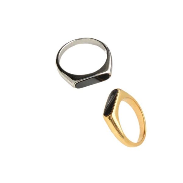 Jewellery | Mens Slim Signet Ring Accessories Jewellery