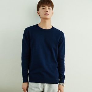 Knitwear | Mens Crew Neck Long Sleeve Knit Clothing Knitwear