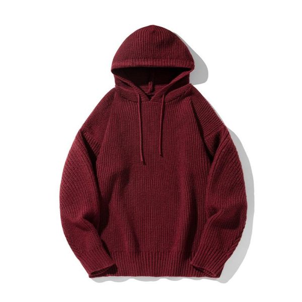 Knitwear | Mens Recycled Wool-Blend Sweater Hoody Clothing Knitwear