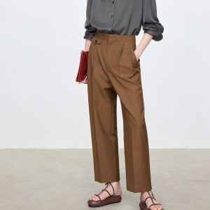 Pants & Shorts | Womens Garcia Tailored Pant Clothing Pants & Shorts