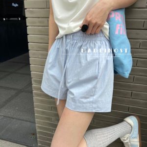 Pants & Shorts | Womens Gigi Linen Pull On Short Clothing Pants & Shorts