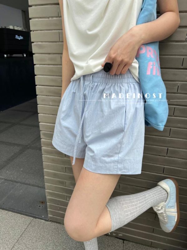 Pants & Shorts | Womens Gigi Linen Pull On Short Clothing Pants & Shorts