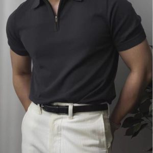 Shirts And Polos | Mens Maxwell-Short Sleeve Half Zip Merino Polo Clothing Mens