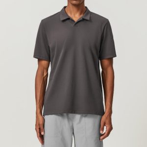 Shirts And Polos | Mens Mercerised Cotton Pique Tipped Polo Clothing Mens