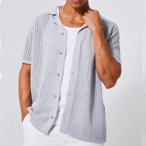 Shirts And Polos | Mens Nalo Knitted Polo Clothing Mens