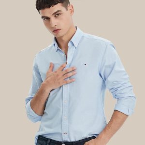 Shirts And Polos | Mens Regular Fit Poplin Shirt Clothing Mens