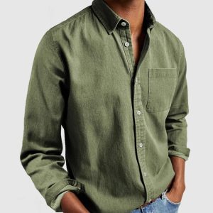 Shirts And Polos | Mens Regular Fit Sunfaded Archive Oxford Shirt Clothing Mens