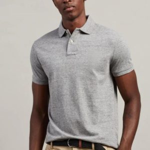 Shirts And Polos | Mens Stripe Placket Polo Clothing Mens