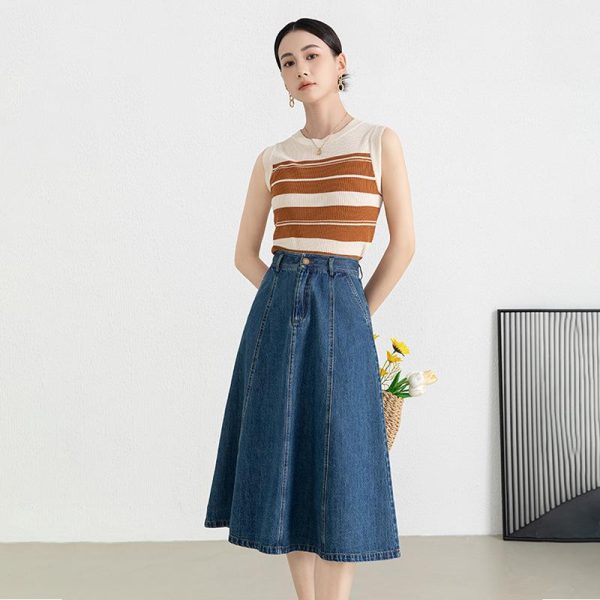 Skirts | Womens Amiko Denim Skirt Clothing Skirts