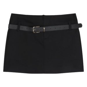 Skirts | Womens Ethereal Buckle Skirt Clothing Skirts