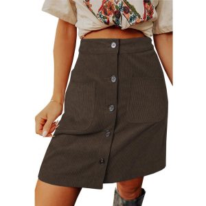 Skirts | Womens Ezra A-Line Mini Skirt Clothing Skirts