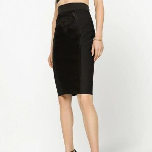 Skirts | Womens Sateen Pencil Skirt Clothing Skirts