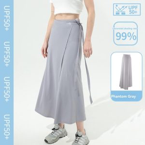 Skirts | Womens Satin Mock Wrap Skirt Clothing Skirts