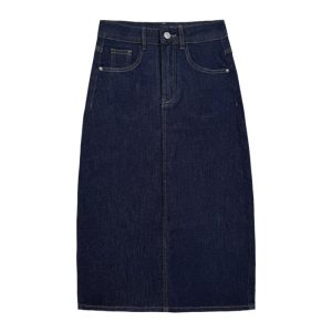 Skirts | Womens Vara Denim Midi Skirt Clothing Skirts