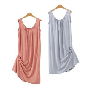 Sleepwear | Womens Kate Modal Soft Pleat Front Nightie Clothing Sleepwear