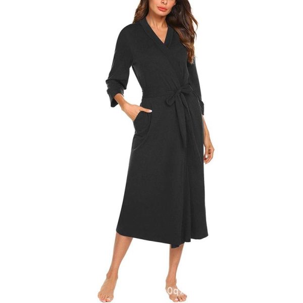 Sleepwear | Womens Modal Soft Maxi Robe Clothing Sleepwear