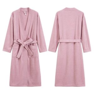 Sleepwear | Womens Solace Towelling Robe L/Xl In Tulip Clothing Sleepwear