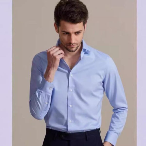 Suits | Mens Ls Slim Foiano Zigzag Twill Shirt Mens