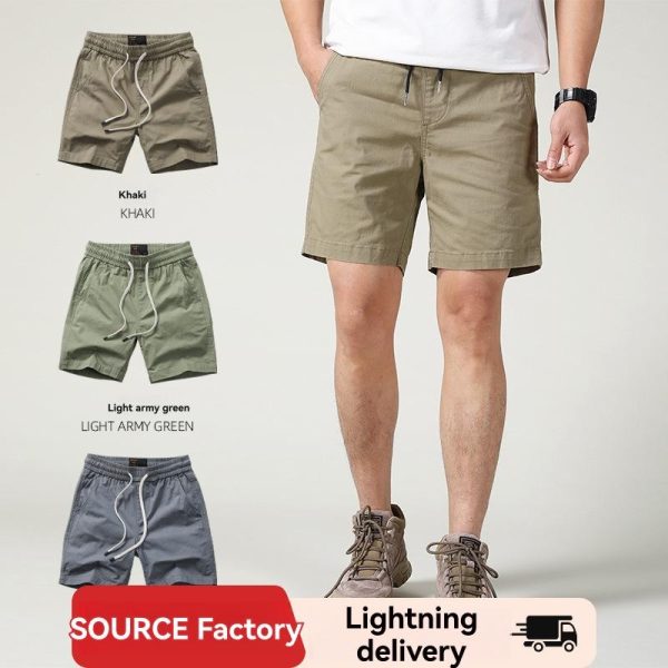 Trousers And Shorts | Mens Garment-Dyed Stretch Cotton Bermuda Short Clothing Mens