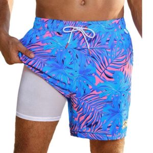 Trousers And Shorts | Mens Levanto Swimsuit With Tropical Print Clothing Mens