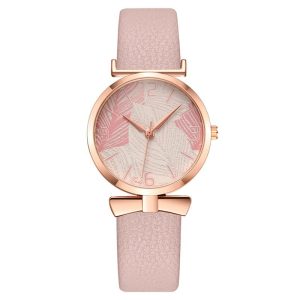 Watches | Womens Lilabel Pink Leather Watch Accessories Watches