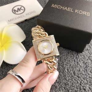 Watches | Womens Mk Chain Lock Analogue Watch Accessories Watches