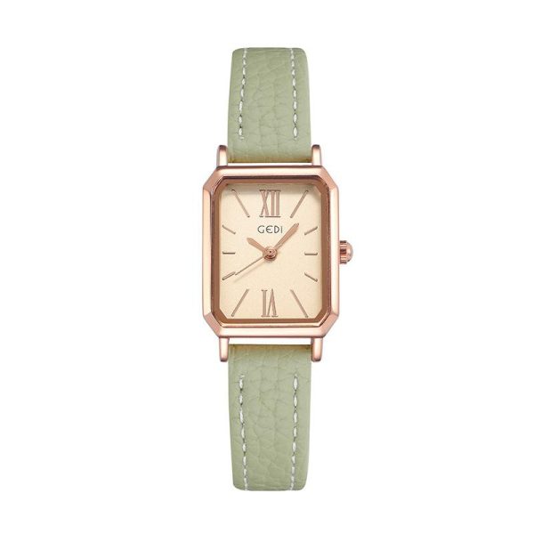 Watches | Womens Octagon Xs White Light Brown Leather Gold Watch Accessories Watches