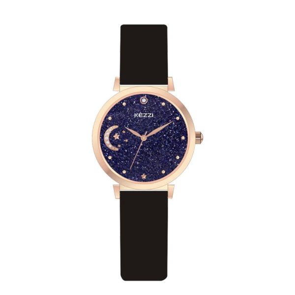 Watches | Womens Phylipa Moon Blue Leather Watch Accessories Watches